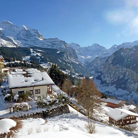 Apartment Central By Interhome Wengen Exteriör bild